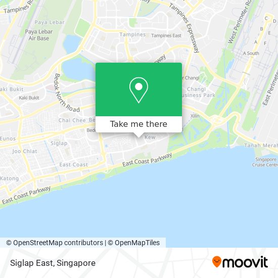 Siglap East map