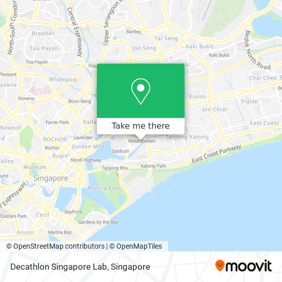 Decathlon Singapore Lab地图