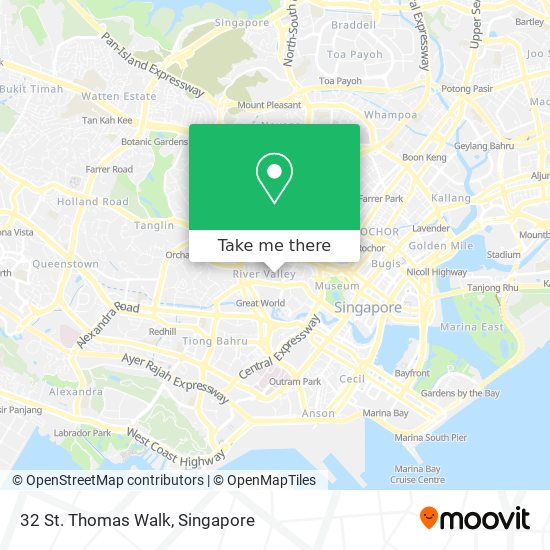 32 St. Thomas Walk map