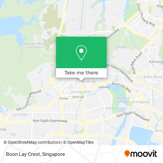 Boon Lay Crest map