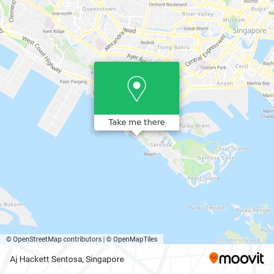 Aj Hackett Sentosa map