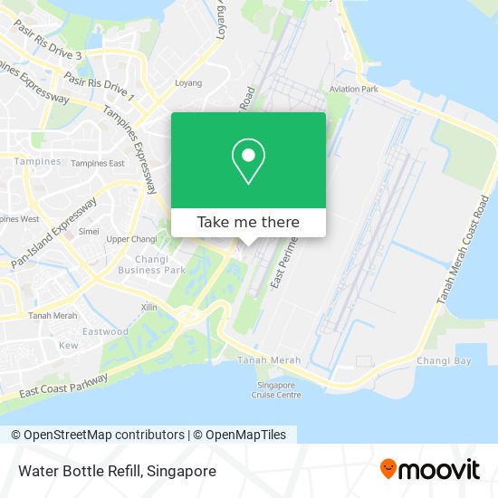 Water Bottle Refill map