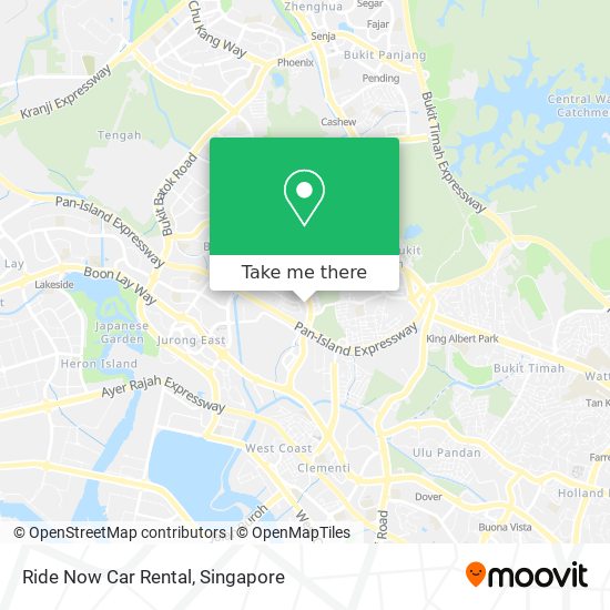 Ride Now Car Rental map