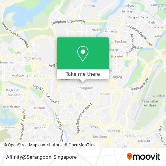 Affinity@Serangoon map