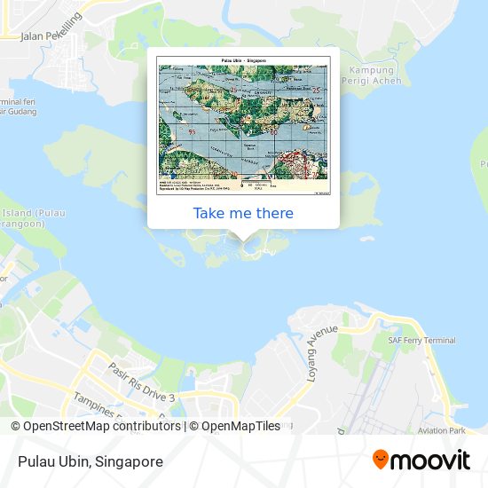 Pulau Ubin map