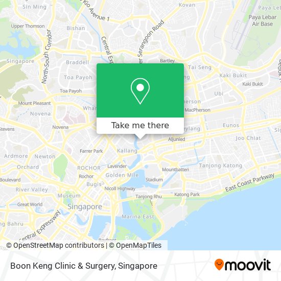 Boon Keng Clinic & Surgery map