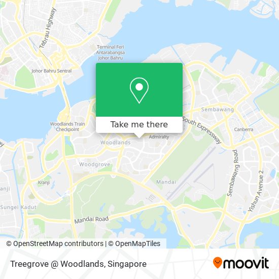 Treegrove @ Woodlands map