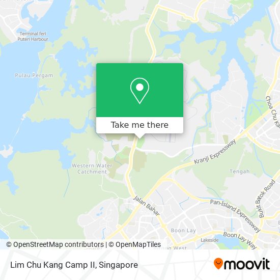 Lim Chu Kang Camp II map