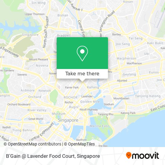 B'Gain @ Lavender Food Court map