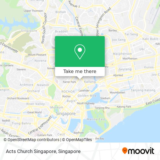 Acts Church Singapore地图