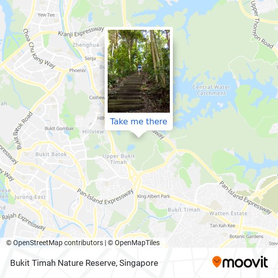 Bukit Timah Nature Reserve地图