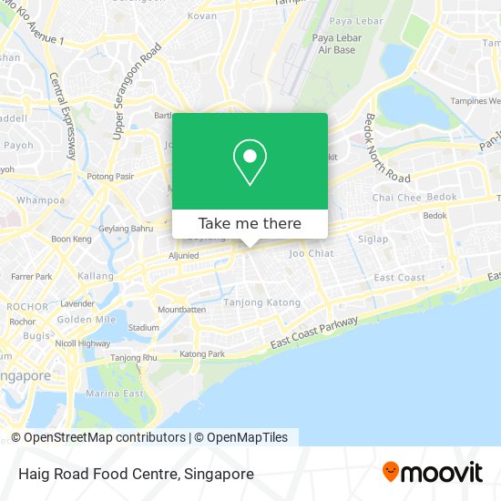 Haig Road Food Centre map