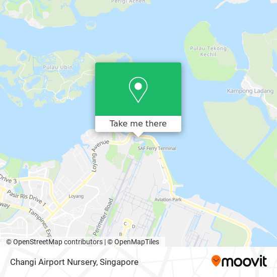 Changi Airport Nursery map