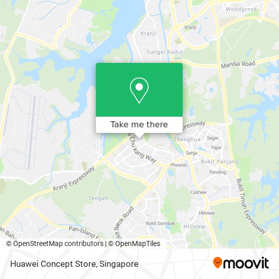 Huawei Concept Store map