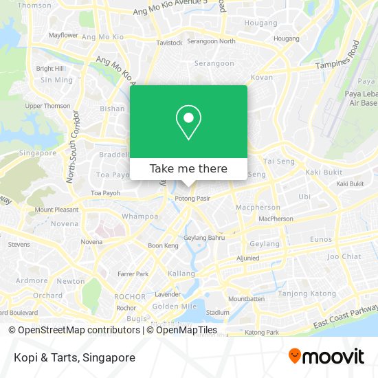 Kopi & Tarts map