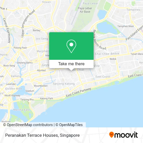 Peranakan Terrace Houses map