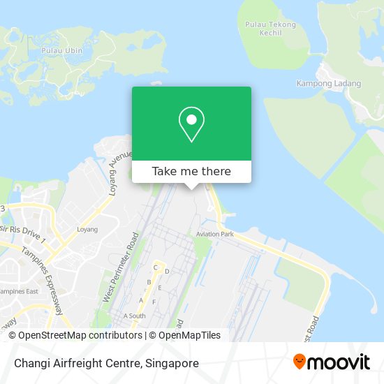 Changi Airfreight Centre map
