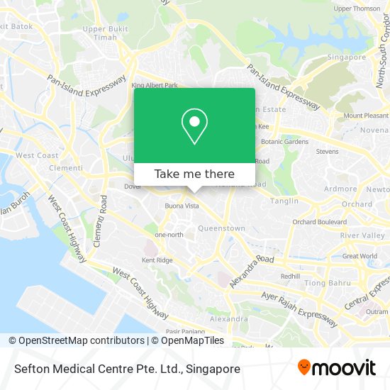 Sefton Medical Centre Pte. Ltd. map