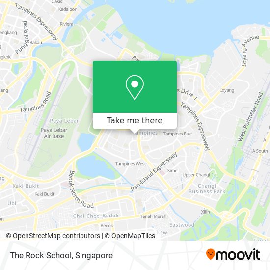 The Rock School map