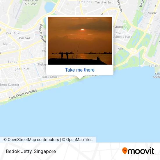 Bedok Jetty map