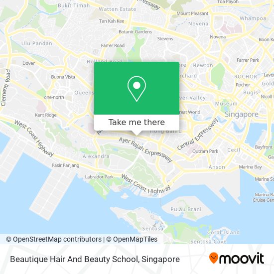 Beautique Hair And Beauty School map