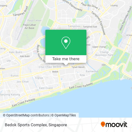 Bedok Sports Complex地图