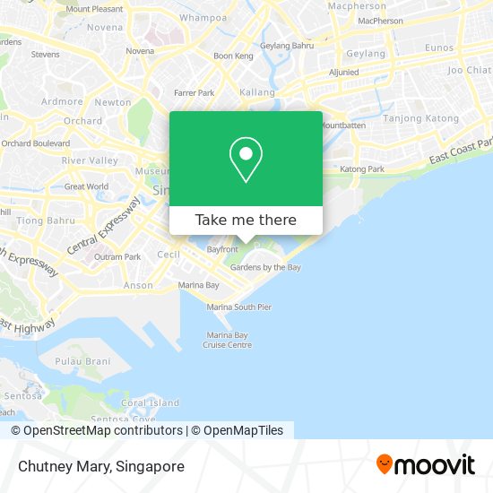 Chutney Mary map