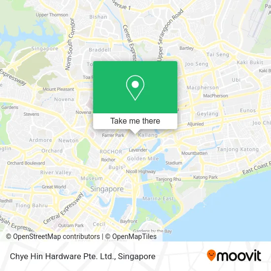 Chye Hin Hardware Pte. Ltd.地图