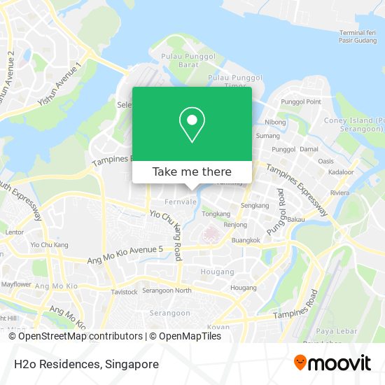 H2o Residences map