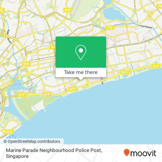 Marine Parade Neighbourhood Police Post map