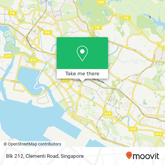 Blk 212, Clementi Road map