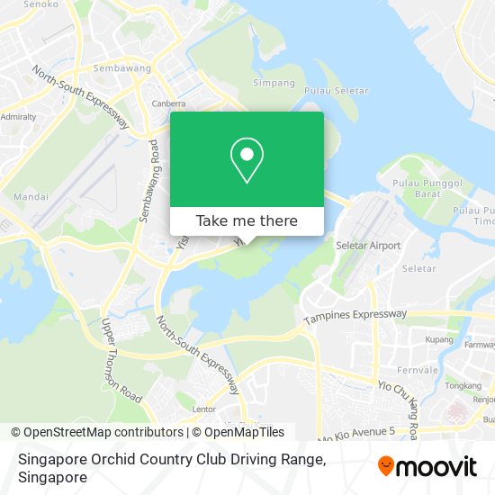 Singapore Orchid Country Club Driving Range map