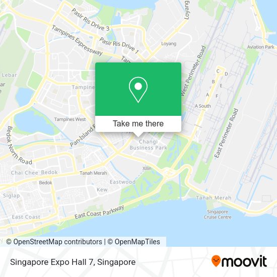 Singapore Expo Hall 7 map