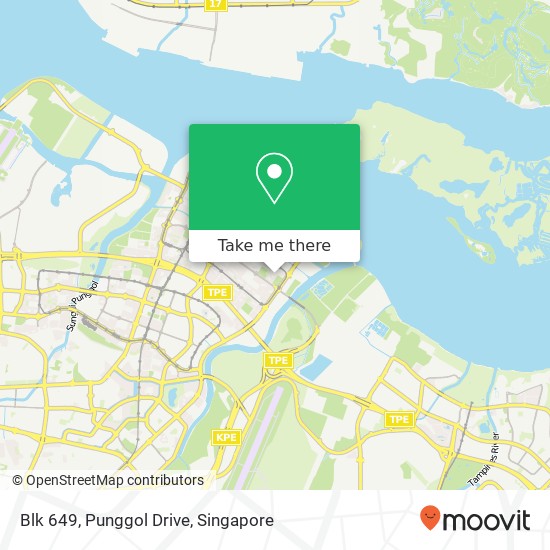 Blk 649, Punggol Drive map