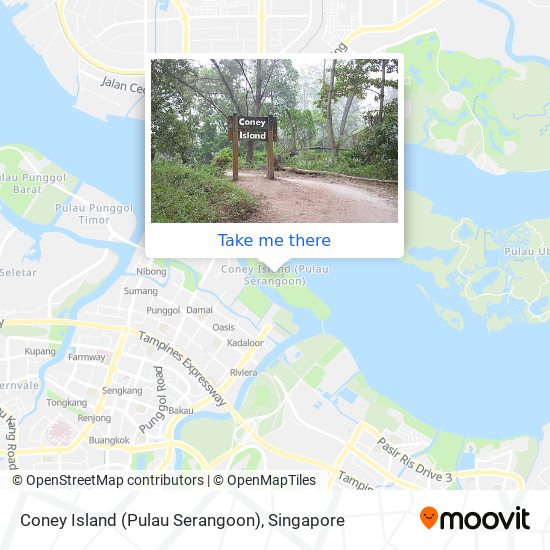 Coney Island (Pulau Serangoon) map