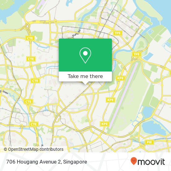 706 Hougang Avenue 2 map