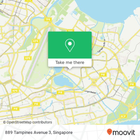 889 Tampines Avenue 3 map