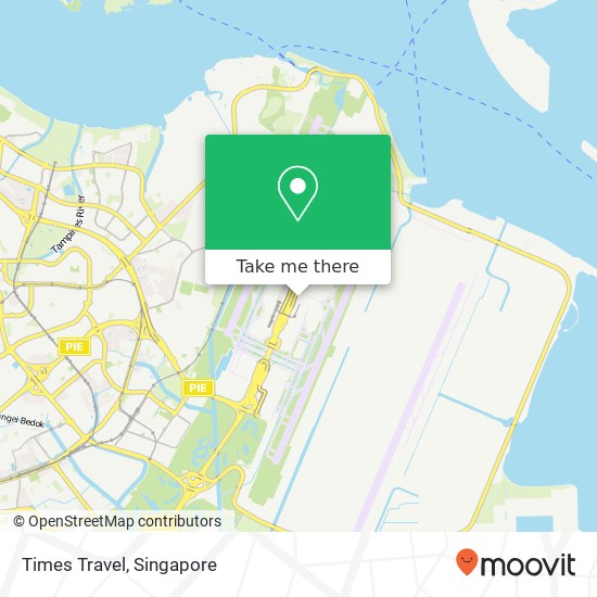 Times Travel map