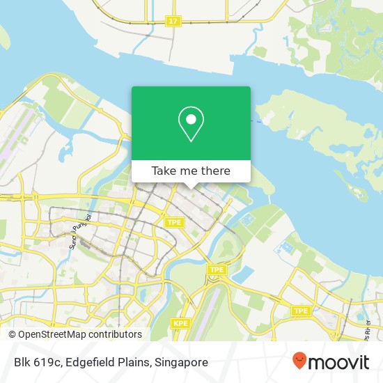 Blk 619c, Edgefield Plains地图