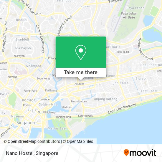 Nano Hostel map