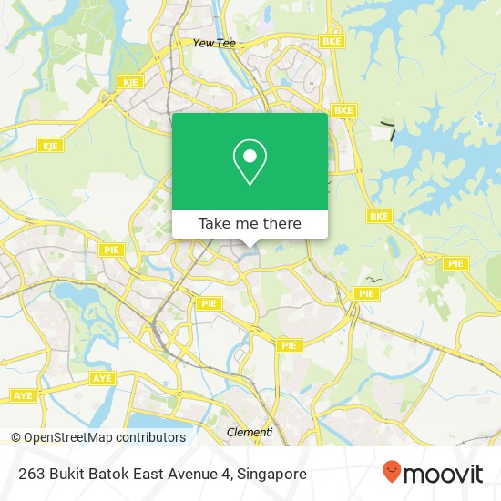 263 Bukit Batok East Avenue 4地图