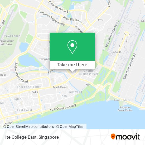 Ite College East map
