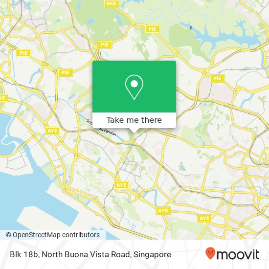 Blk 18b, North Buona Vista Road map