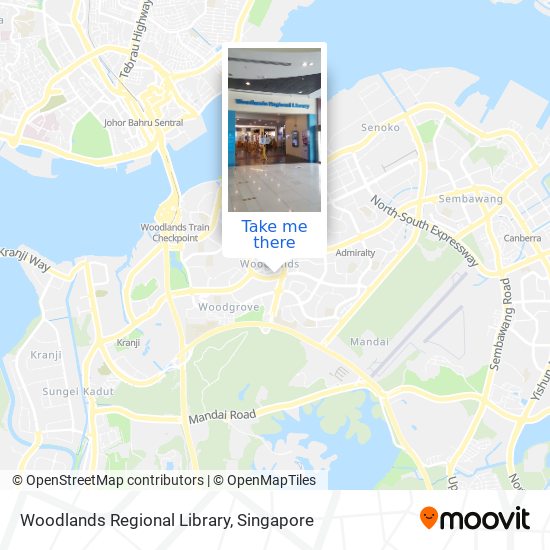 Woodlands Regional Library地图