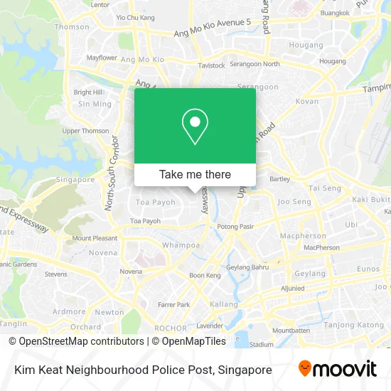 Kim Keat Neighbourhood Police Post map