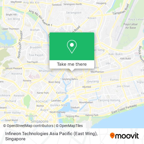 Infineon Technologies Asia Pacific (East Wing) map