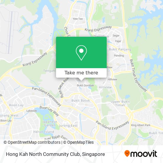 Hong Kah North Community Club map