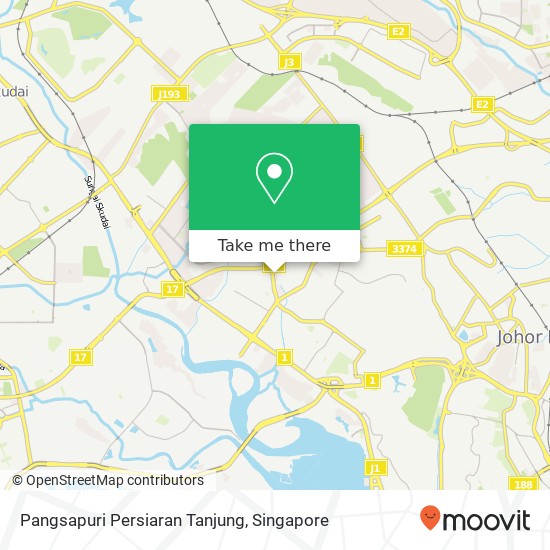 Pangsapuri Persiaran Tanjung map