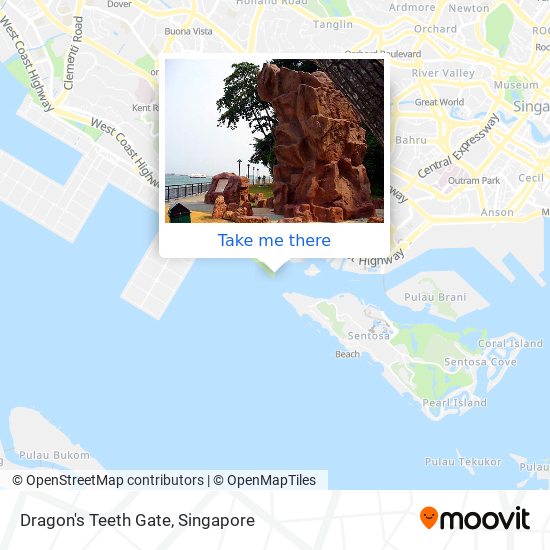 Dragon's Teeth Gate map