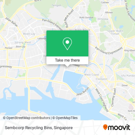 Sembcorp Recycling Bins map